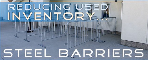 Used Crowd Control Barrier Inventory