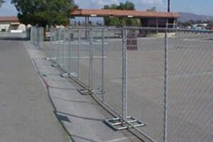 Rent Chain Link Fencing To Secure Construction Work Zone Rentals