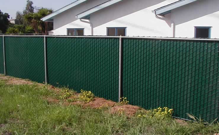 Windscreen Covering Chain Link Fence